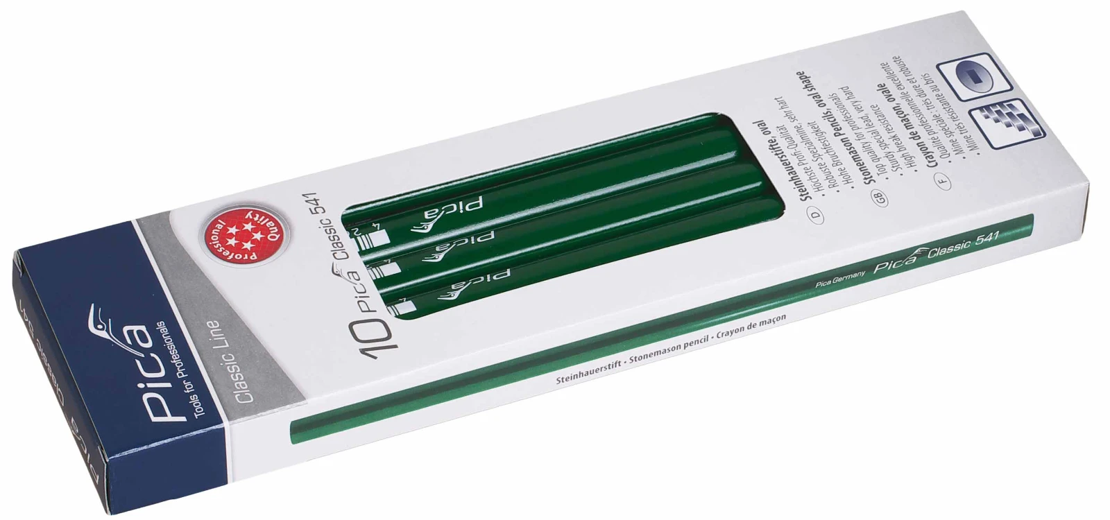 Pica Classic 541/24 Steenhouwerspotlood 10H 24 cm (10 stuks)