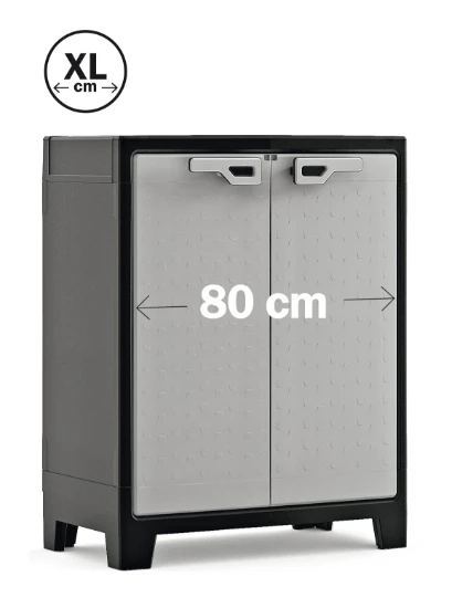 Keter Titan Opbergkast laag - tuinkast - 2 planken
