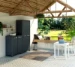 Keter Moby Opbergkast hoog - tuinkast - 4 planken
