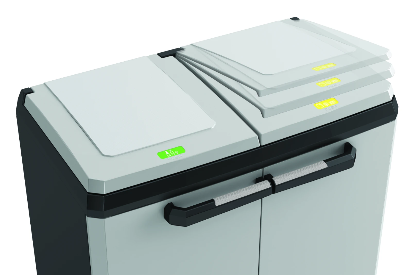 Keter Split Basic Recycling Kliko -  Vuilbakken buiten - 2x110L