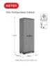 Keter Stilo Opbergkast hoog - Multipurpose - 3 planken