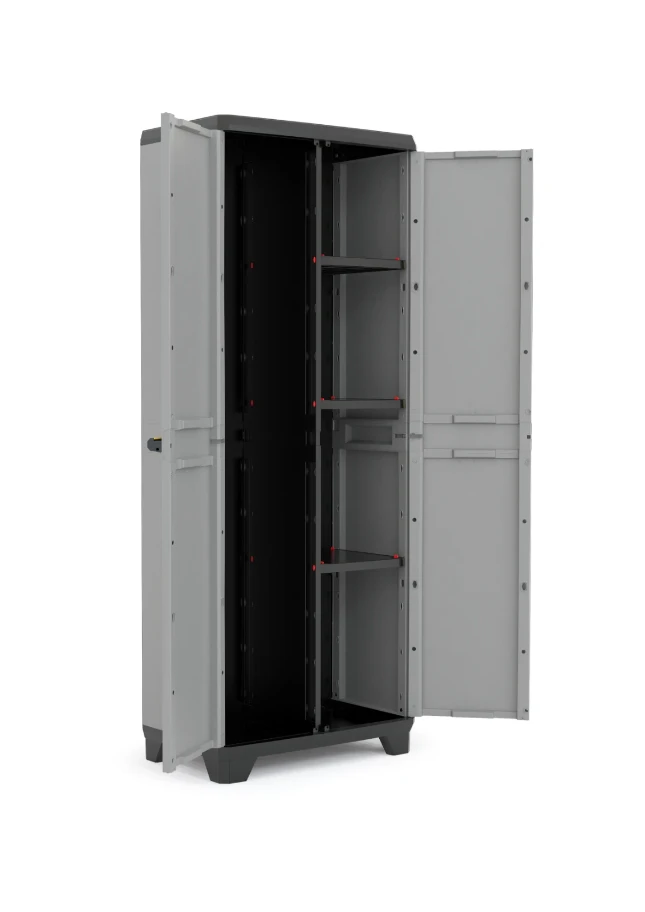 Keter Stilo Opbergkast hoog - Multipurpose - 3 planken