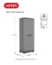 Keter Stilo Opbergkast hoog - 3 planken