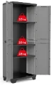 Keter Stilo Opbergkast hoog - 3 planken