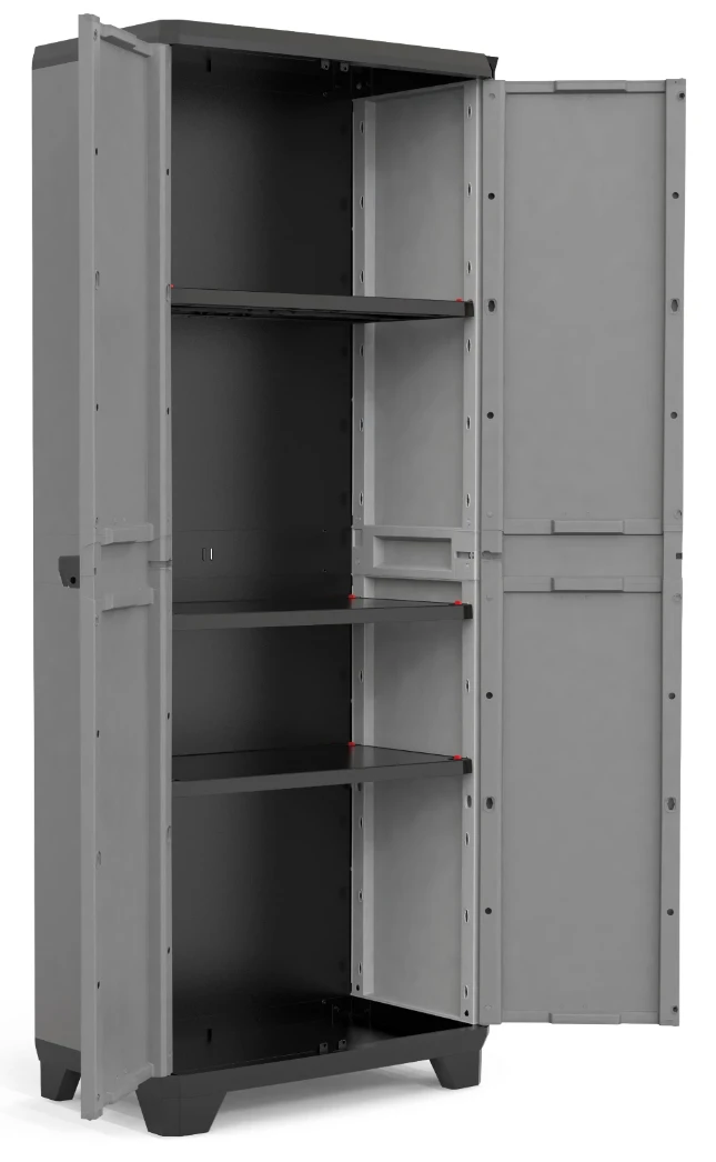 Keter Stilo Opbergkast hoog - 3 planken