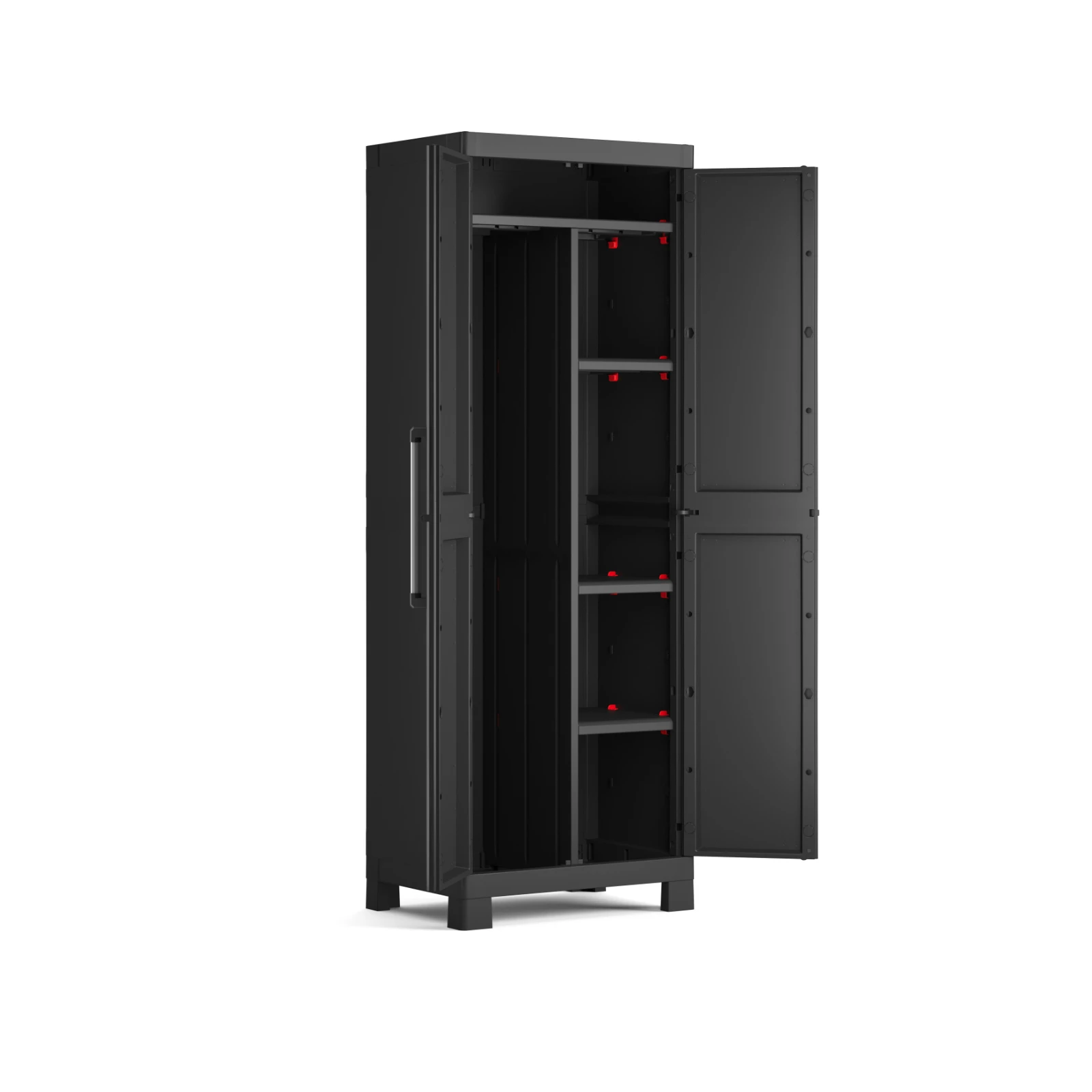 Keter Detroit Opbergkast hoog - Multipurpose - 4 planken