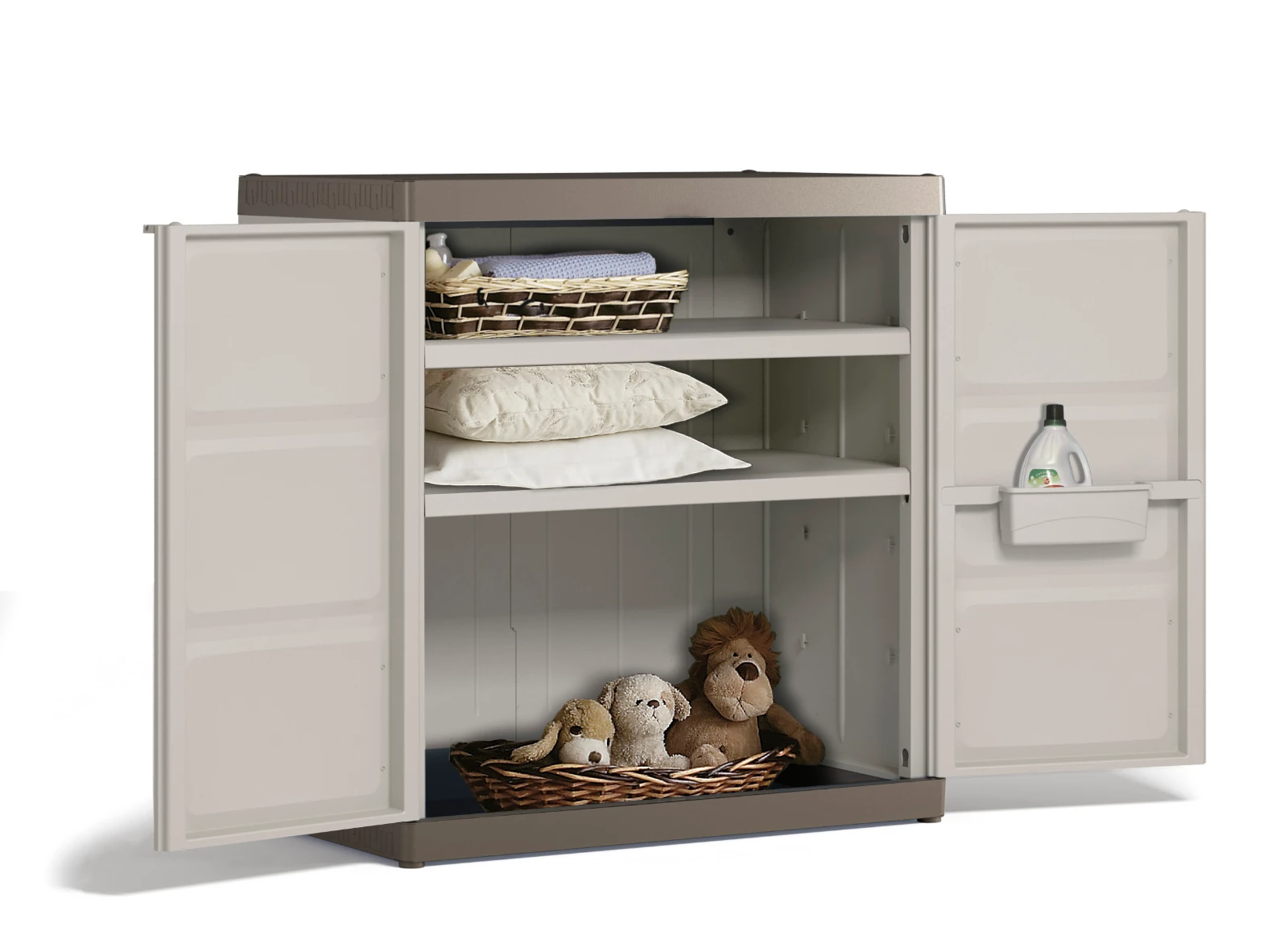 Keter Excellence XL Opbergkast laag - 2 planken