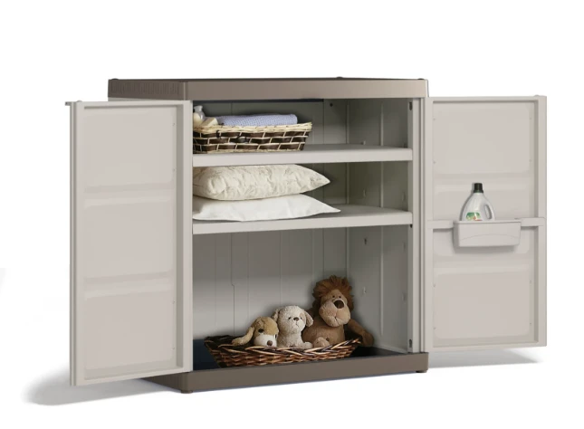 Keter Excellence XL Opbergkast laag - 2 planken