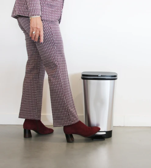 Kis Chic Bin Pedaalemmer - 30L - zilver