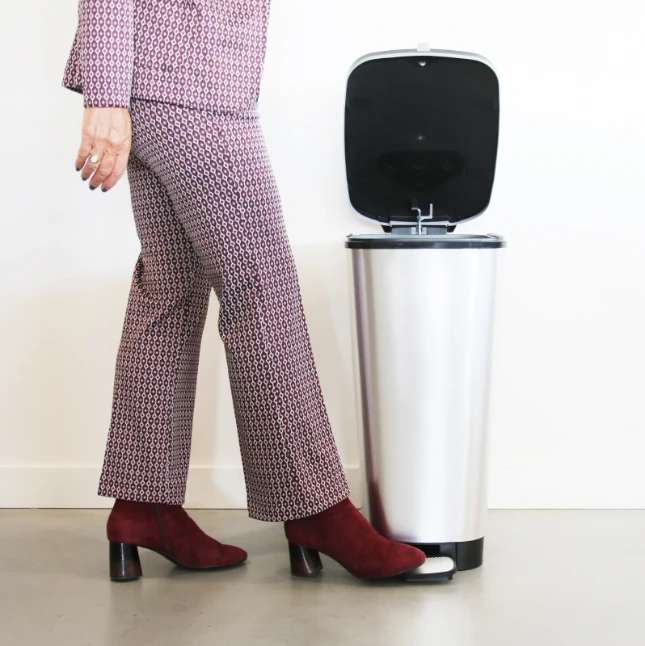 Kis Chic Bin Pedaalemmer - 50L - zilver