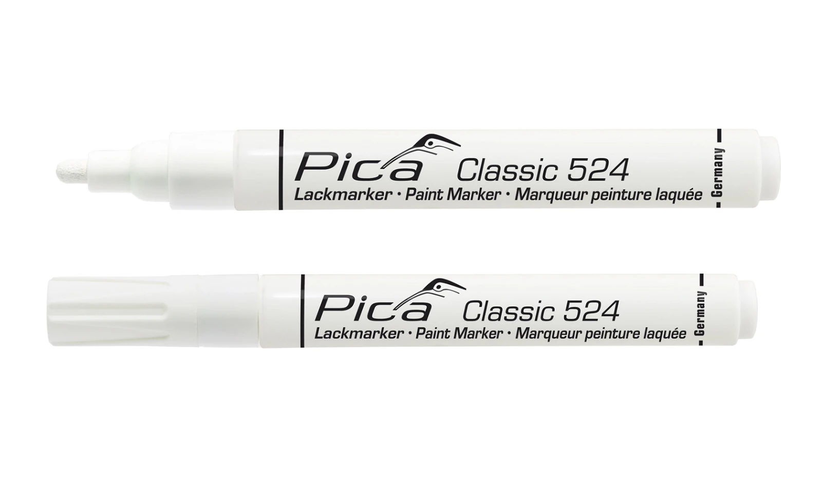 Pica Classic 524/52 Industriële Lakmarker wit (10 stuks)