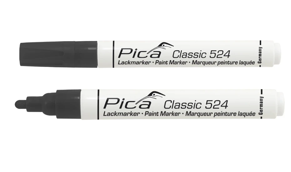 Pica Classic 524/46 Industriële Lakmarker zwart (10 stuks)