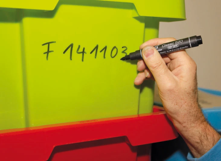 Pica Classic 520/36 Permanent Marker groen - conische punt (10 stuks)