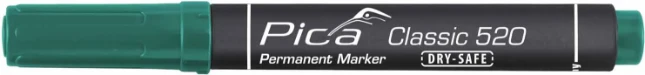 Pica Classic 520/36 Permanent Marker groen - conische punt (10 stuks)