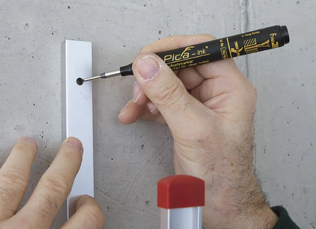 Pica Ink 150/46 Markeerstift voor diepe gaten zwart