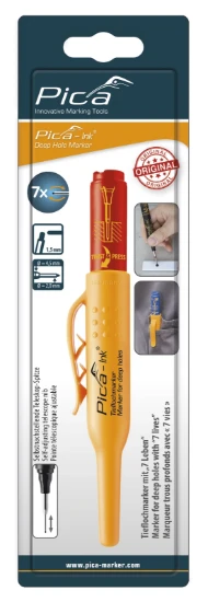 Pica Ink 150/40 Markeerstift voor diepe gaten rood
