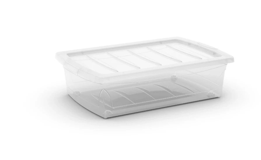 Kis Opbergbox, Spinning Box, maat M, 30L, helder
