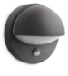 Philips Buitenwandlamp June antraciet - met sensor