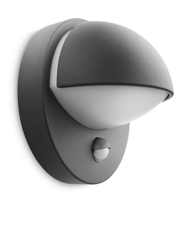 Philips Buitenwandlamp June antraciet - met sensor