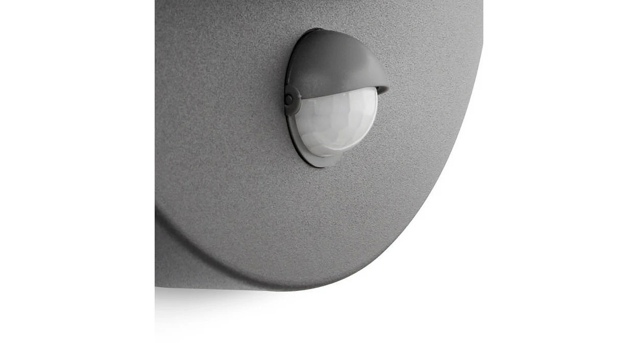 Philips Buitenwandlamp June antraciet - met sensor