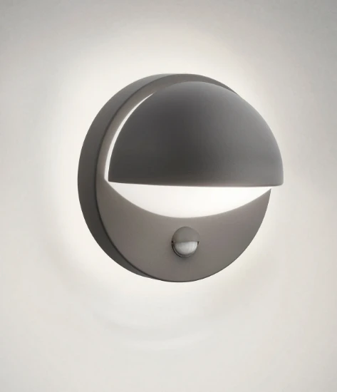 Philips Buitenwandlamp June antraciet - met sensor