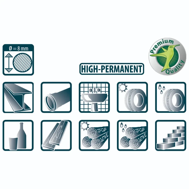 Pica Gel 8080 Signalmarker wit