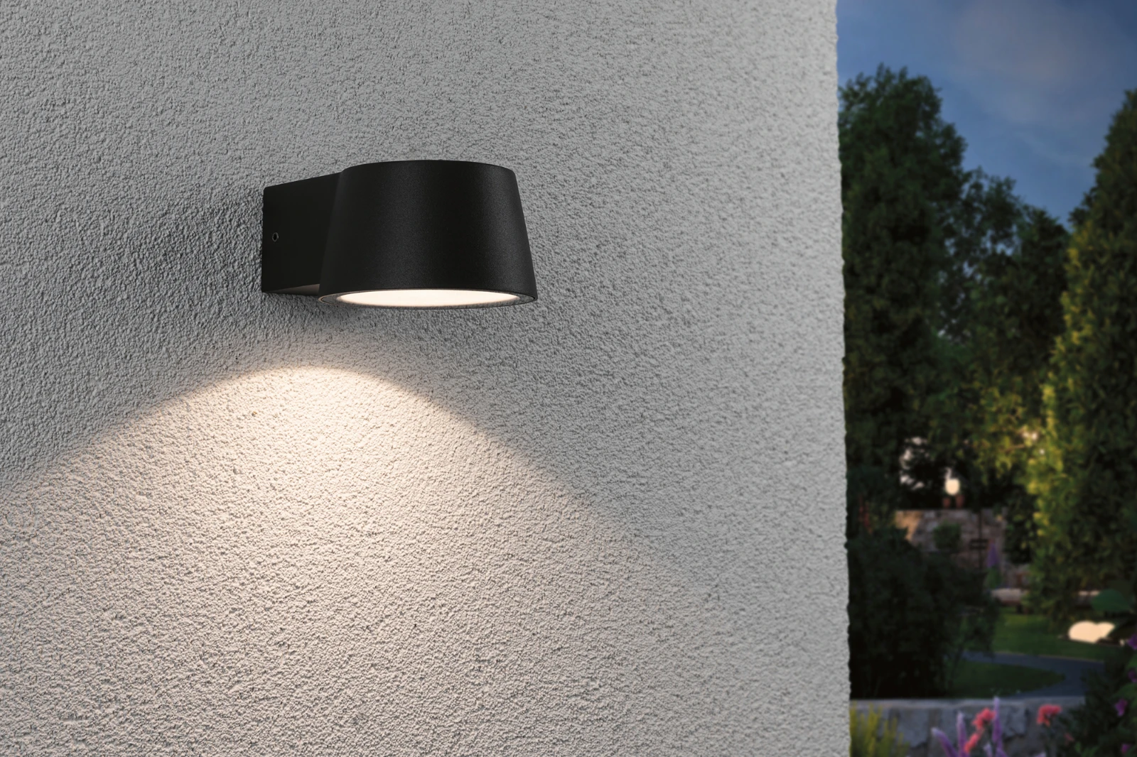 Paulmann Outdoor LED-wandlamp Capea IP44 6W 3000K antraciet