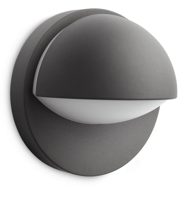 Philips Buitenwandlamp June antraciet