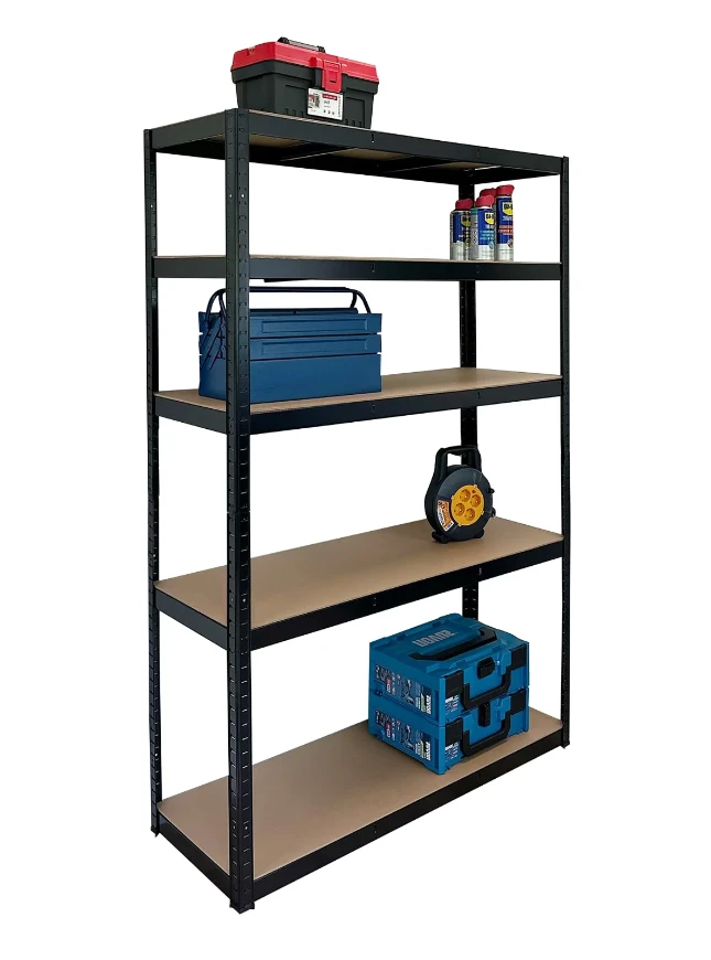 ERRO Stellingkast - 5 planken - 120cm - zwart