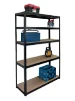 ERRO Stellingkast - 5 planken - 120cm - zwart