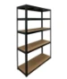 ERRO Stellingkast - 5 planken - 120cm - zwart