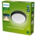 Philips Plafondlamp Doris CL257 6W 27K IP54 HV zwart