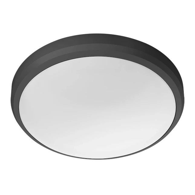 Philips Plafondlamp Doris CL257 6W 27K IP54 HV zwart