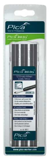Pica BIG Dry 6051 Navulling grafiet/zwart (blister)