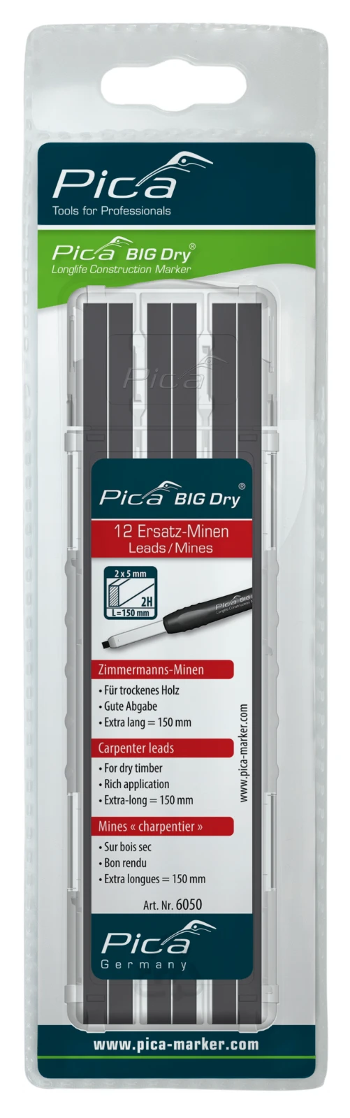 Pica Navulling markeerstift in blister BIG Dry
