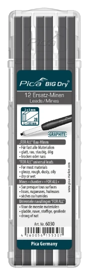 Pica BIG Dry 6030 Navulling grafiet 2B