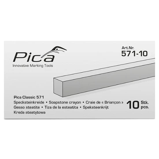 Pica Classic 571 Speksteenkrijt - 10 stuks