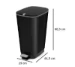 Kis Chic Bin Pedaalemmer - 50L - zwart
