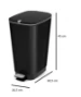 Kis Chic Bin Pedaalemmer - 30L - zwart