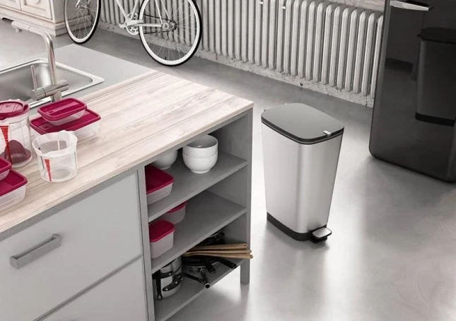 Kis Chic Bin Pedaalemmer - 30L - zilver