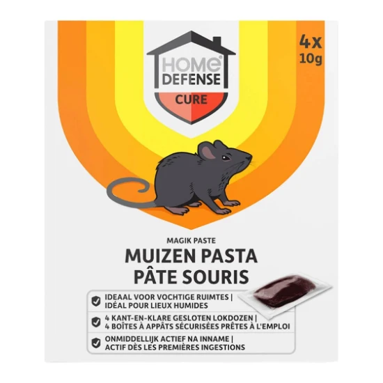 Home Defense Muizen Pasta lokdoos Magic Paste (4 stuks)