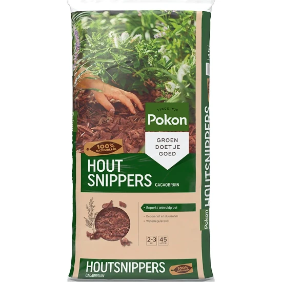 Pokon Houtsnippers Cacaobruin 45L