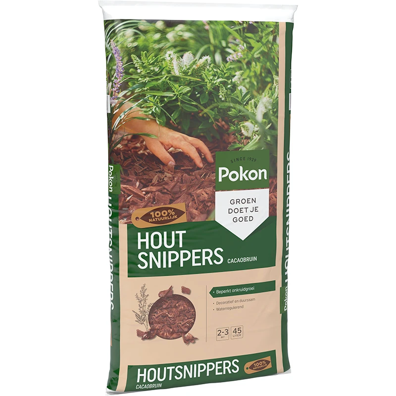 Pokon Houtsnippers Cacaobruin 45L