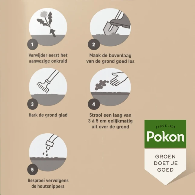 Pokon Houtsnippers Cacaobruin 45L