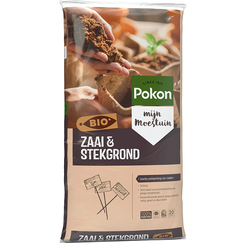 Pokon Bio Zaai & Stekgrond 20L