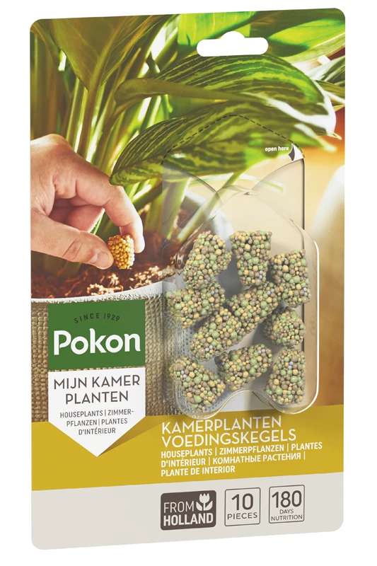 Pokon Kamerplanten Voedingskegels (10 stuks)