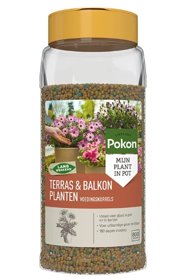 Pokon Terras & Balkon Planten Voedingskorrels 800 gram
