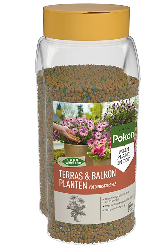Pokon Terras & Balkon Planten Voedingskorrels 800 gram