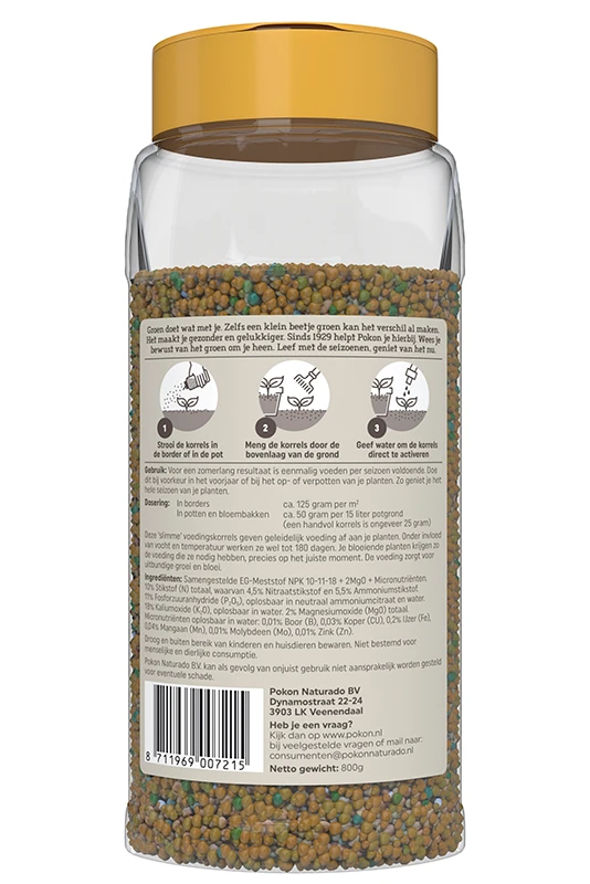 Pokon Terras & Balkon Planten Voedingskorrels 800 gram