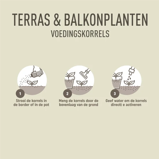 Pokon Terras & Balkon Planten Voedingskorrels 800 gram
